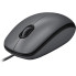 Мышь компьютерная проводная Logitech M100 Black L910-006652 черная