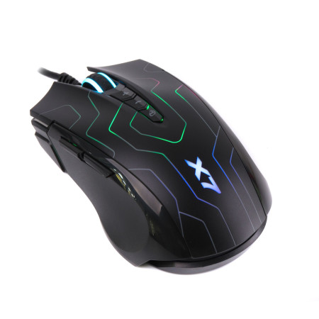 Мышь компьютерная проводная A4Tech X7 Oscar Neon X89 Maze мультиколор