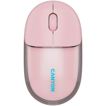 Мышь компьютерная безпроводная Canyon OnClick 24 Pink CNS-CMSW24P розовая