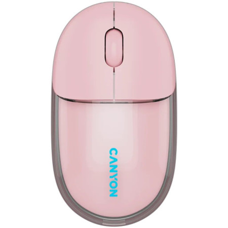Мышь компьютерная безпроводная Canyon OnClick 24 Pink CNS-CMSW24P розовая