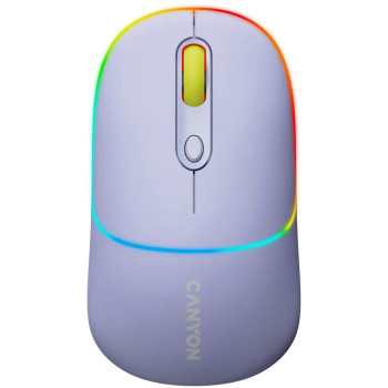 Мышь компьютерная безпроводная Canyon CNS-CMSW22ML фиолетовая