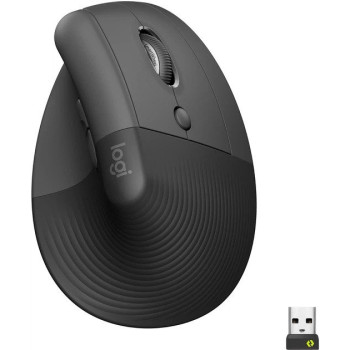 Мышь компьютерная безпроводная Logitech Lift for Business Graphite L910-006494 графитовая