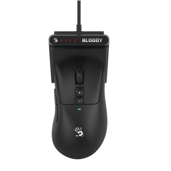 Мышь компьютерная безпроводная Bloody R73 Ultra Duo Black черная