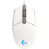 Мышь компьютерная безпроводная Logitech G102 Lightsync USB White L910-005824 белая