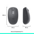 Мышь компьютерная безпроводная Logitech M196 Bluetooth Grey L910-007459 серая