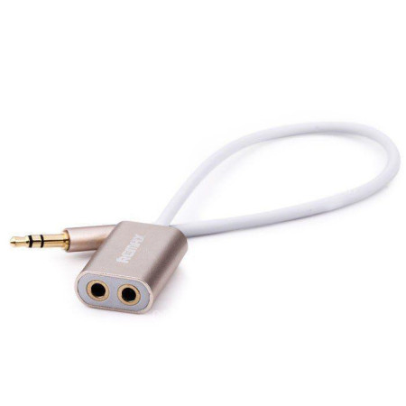 Audio разветвитель AUX Sharing RL-S20 3.5 miniJack gold Remax 320401