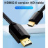 Кабель HDMIM 4K HP DHC-HD01-03M 3 м черный