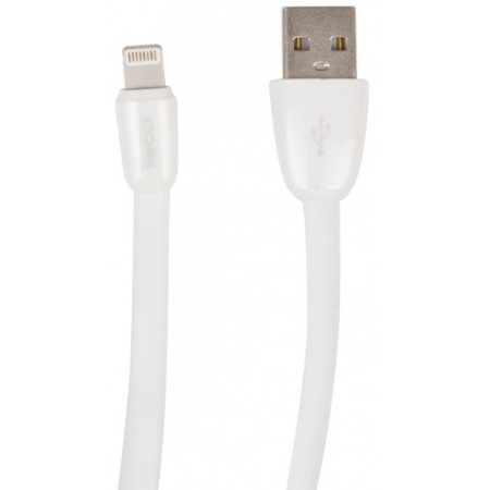 Lightning кабель 1 м Jelly белый Recci RCL-S100
