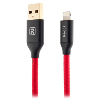 Lightning кабель Velocity RCL-N120, 1.2m red Recci CC300082