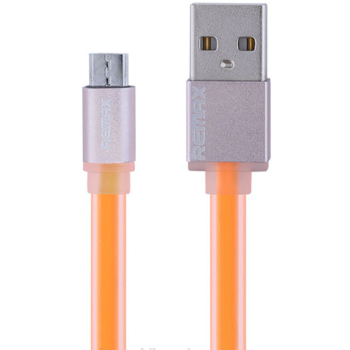 Кабель microUSB Colorful 1м  orange Remax 311801
