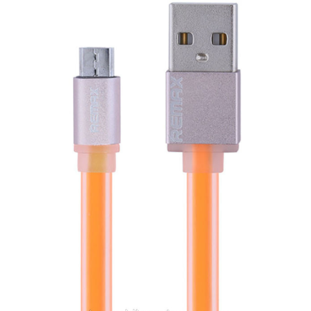 Кабель microUSB Colorful 1м  orange Remax 311801