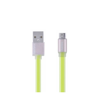Кабель microUSB Colorful 1м  green Remax 311804