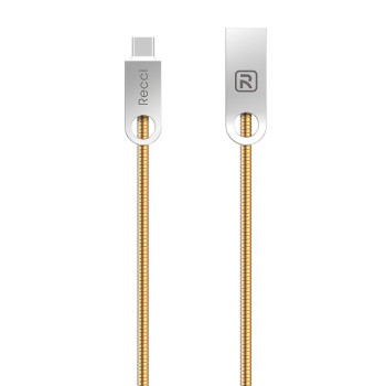 Type-C кабель Vajra RCT-C100, 1m gold Recci CC320032