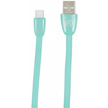 Lightning кабель 1 м Jelly зеленый Recci RCL-S100