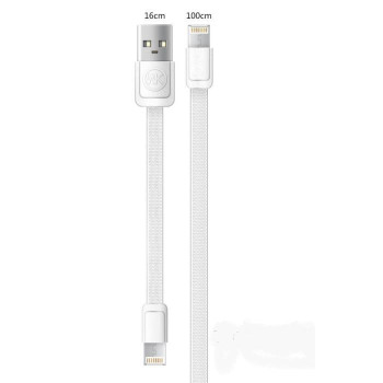 Кабель Combo 2-in-1 M&S Lightning/microUSB 1м white WK 304602