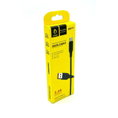 Кабель Micro Type-C Denmen D01T 1 м