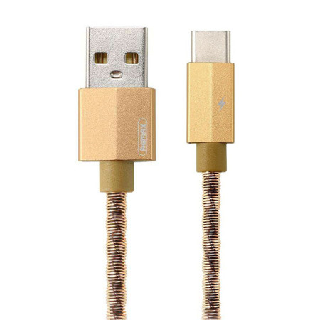 Type-C кабель 1 м Gefon Remax RC-110a-Gold