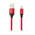 Lightning кабель Fabrics RCL-M100, 1m red Recci CC300161
