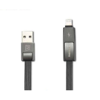 MicroUSB кабель 2-in-1 Combo Strive black 1 м Remax 302901
