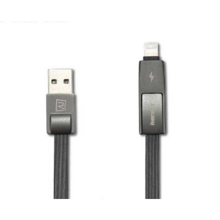 MicroUSB кабель 2-in-1 Combo Strive black 1 м Remax 302901