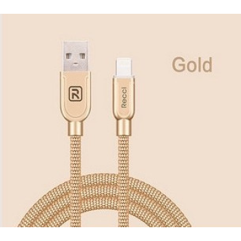 Lightning кабель Armor RCL-T100, 1m gold Recci CC300122