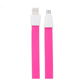 Кабель microUSB Flat Full Speed II RC-011m 1m pink Remax 311002