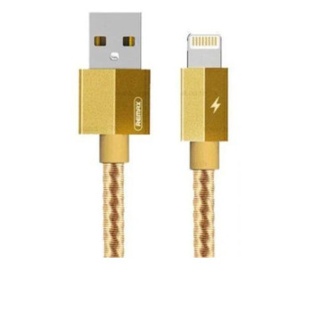 Lightning кабель 1 м Gefon золотой Remax RC-110i