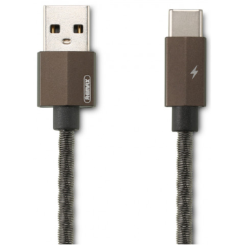 Type-C кабель 1 м Gefon Remax RC-110a-Dark-Grey