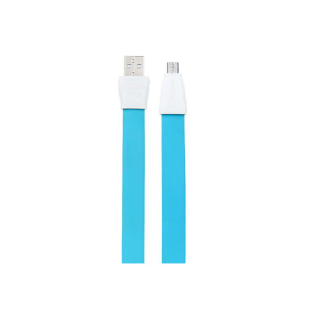Кабель microUSB Flat Full Speed II RC-011m 1m blue Remax 311003