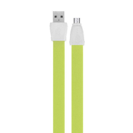 Кабель microUSB Flat Full Speed II RC-011m 1m green Remax 311001