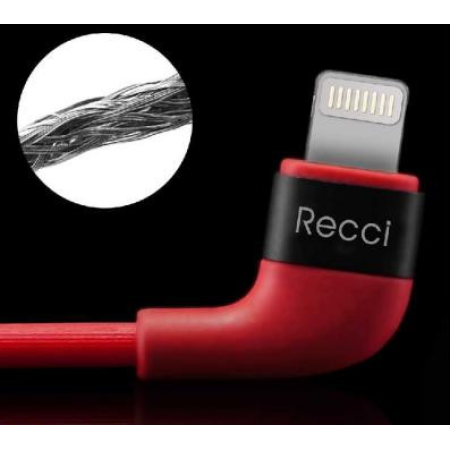 Lightning кабель Swift RCL-J100, 1m red Recci CC300064