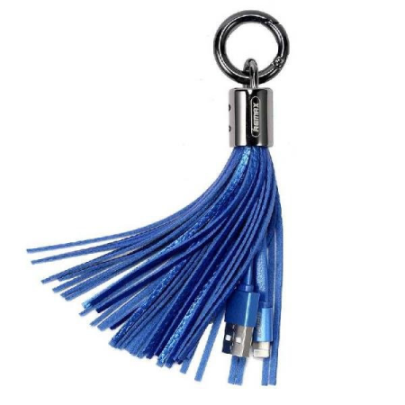 Lightning кабель Tassel Ring RC-053 0.15m blue Remax 303603