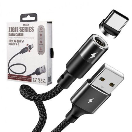 Кабель USB магнитный Remax Type-C Zigie RC-102a 1 м