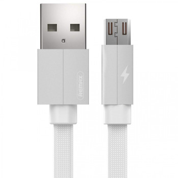 Кабель micro USB 1 м Kerolla белый Remax RC-094m