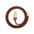 Lightning кабель Gunner RCL-G100, 1m brown Recci CC300073
