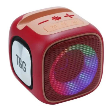 Колонка портативная Bluetooth T&G TG359 red красная