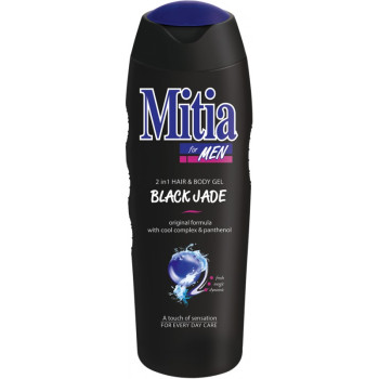 Мужской шампунь-гель для душа 2в1 Mitia Black Jade 8595025830524 750 мл