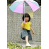 Зонт детский складной WK mini Umbrella WT-U06-Pink розовый
