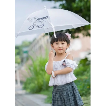 Зонт детский складной WK mini Umbrella WT-U06-white белый