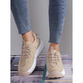 Женские кроссовки Fashion Margaret 4001 38 размер 24,5 см Бежевый