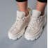 Кроссовки женские Fashion Above 3760 37 размер 23,5 см Бежевый