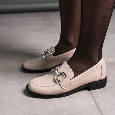 Лоферы женские Fashion Taylor 3580 37 размер 24 см Бежевый