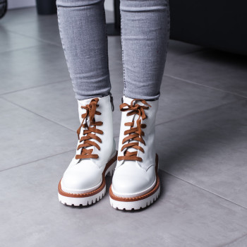 Ботинки женские Fashion Chrisley 3467 36 размер 23,5 см Белый