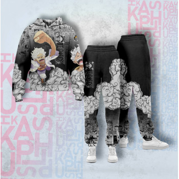 Костюм спортивный худи и штаны с 3D принтом Dark One Piece 29028 XL