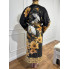 Кимоно женское из плюшевого велюра Golden Blossom 29471 L