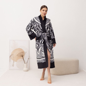 Кимоно женское из плюшевого велюра Kimono Noire 18129 S