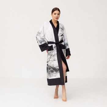 Кимоно женское из плюшевого велюра Kimono Inspiration 18383 S