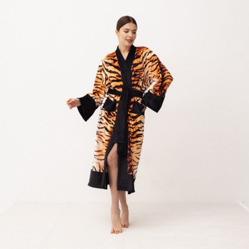 Кимоно женское из плюшевого велюра Kimono Soul of the tiger 18389 S