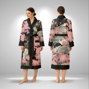Кимоно женское из плюшевого велюра Sakura 29475 S