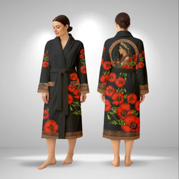 Кимоно женское из плюшевого велюра Red Grace 29499 S